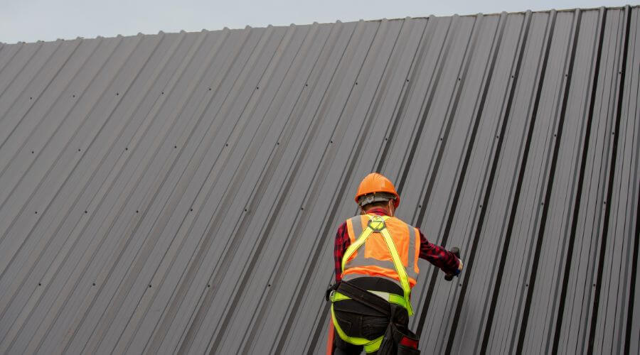 Professional metal roof installation services in Inland, NE